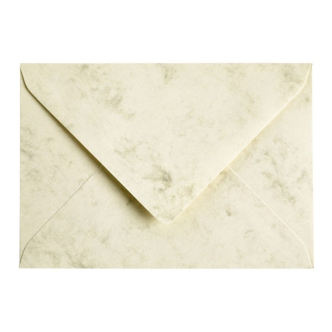 Papicolor -  Envelop  c6 114x162mm marble ivoor