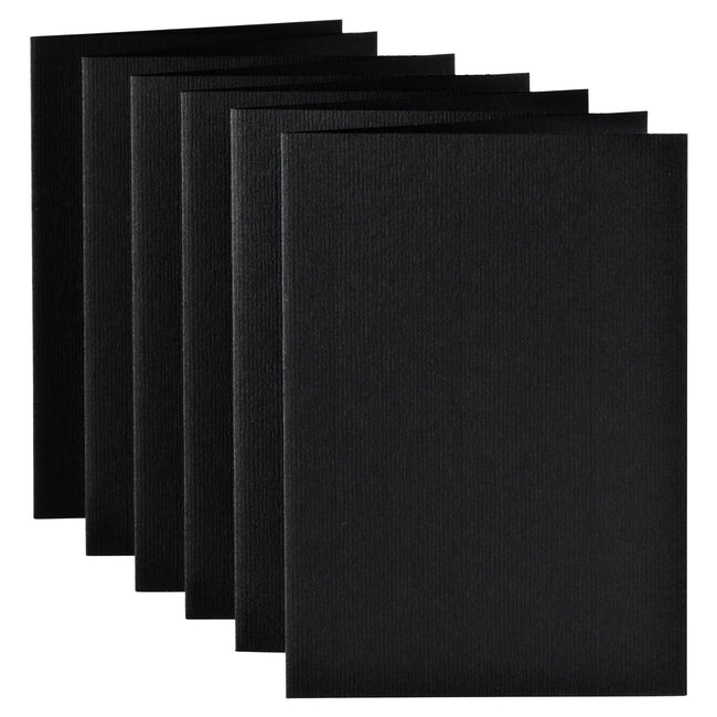 Papicolor -  Correspondentiekaart papi dubbel a 6r avenzwart