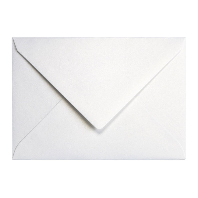 Papicolor -  Envelop  c6 114x162mm metallic parelwit