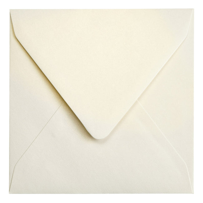 Papicolor -  Envelop  140x140mm metallic ivoor