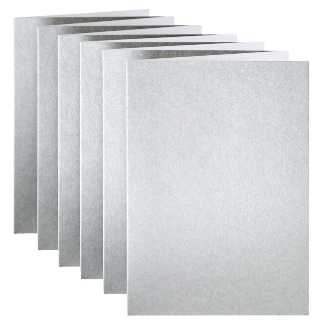 Papicolor -  Correspondentiekaart papi dubbel a6 mtl zilver