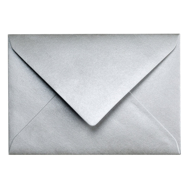Papicolor -  Envelop  c6 114x162mm metallic zilver