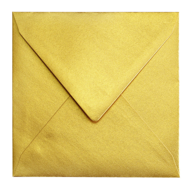 Papicolor -  Envelop  140x140mm metallic goud