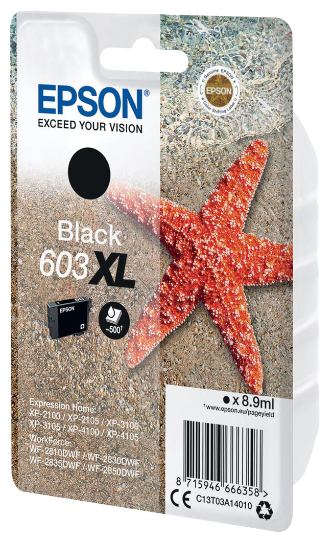 Epson -  Singlepack Black 603XL Ink