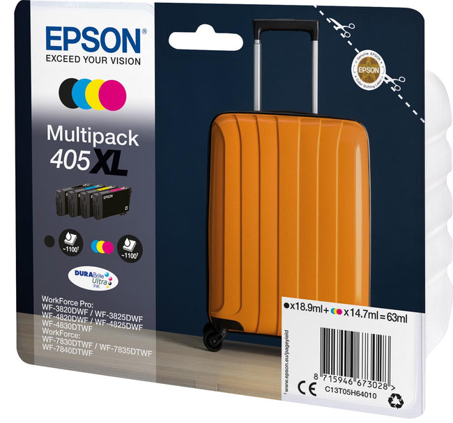 Epson -  Multipack 4-colours 405XL DURABrite Ultra Ink (afbeelding 2)