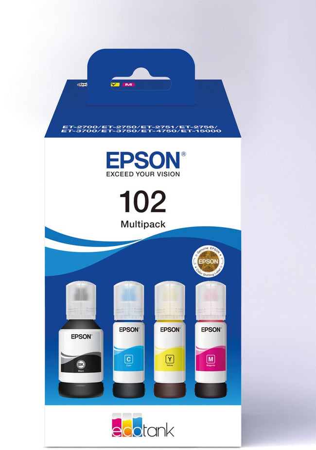 Epson -  102 EcoTank 4-colour Multipack