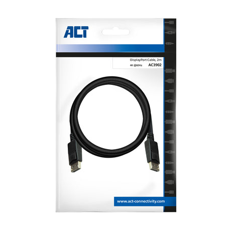 ACT -   2 meter DisplayPort kabel male male