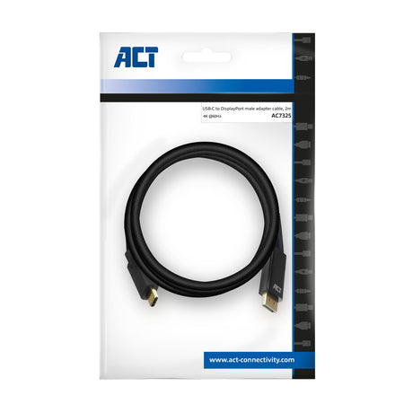 ACT -   USB-C naar DisplayPort kabel 2 meter