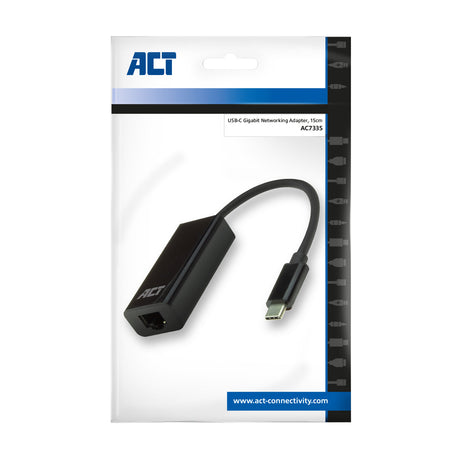 ACT -   USB-C Gigabit ethernet adapter