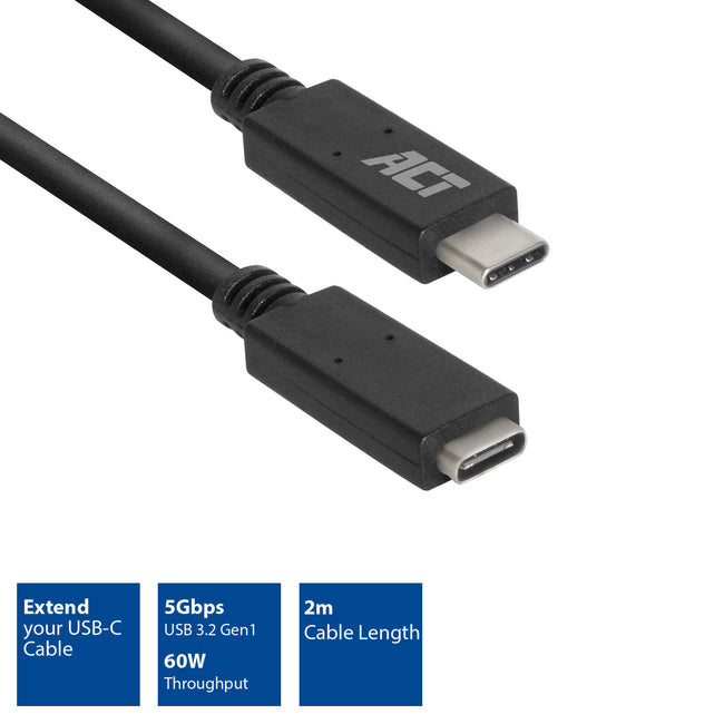 ACT -  Kabel  usb 3.0 to usb-c 2m