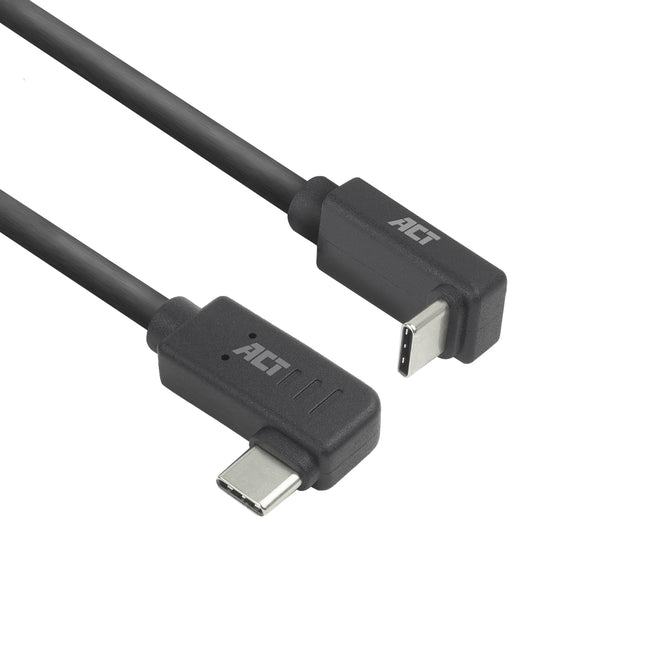 ACT -  Kabel  usb-c hoek links/rechts 10gbps 2m