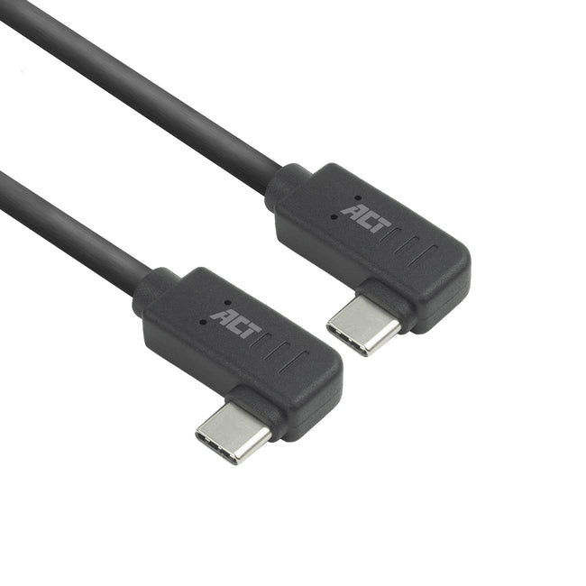 ACT -  Kabel  usb-c hoek links/rechts 10gbps 1m