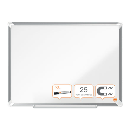 Nobo -  Plus whiteboard 568 x 411 mm Emaille Magnetisch