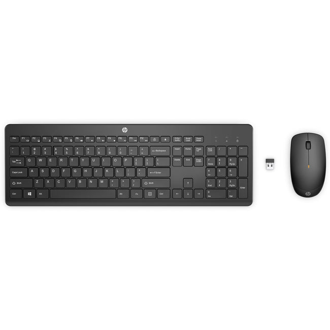 HP - Clavier + souris 235 sans fil noir