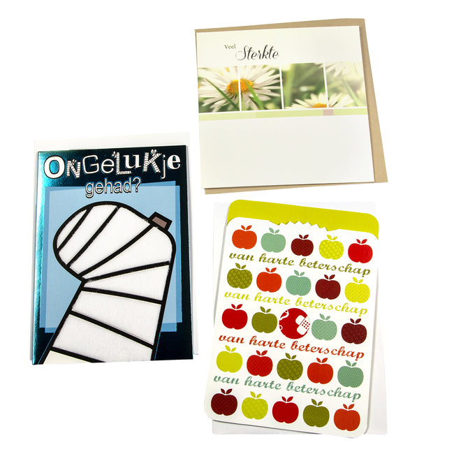 Trombone - Recharge carte de vœux guérissez bientôt 12 cartes