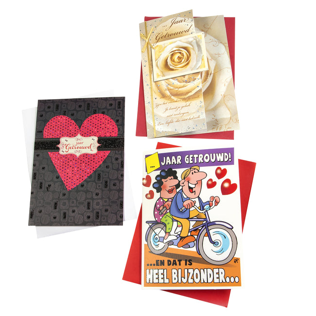 Paperclip - Recharge carte de vœux marié 6 cartes