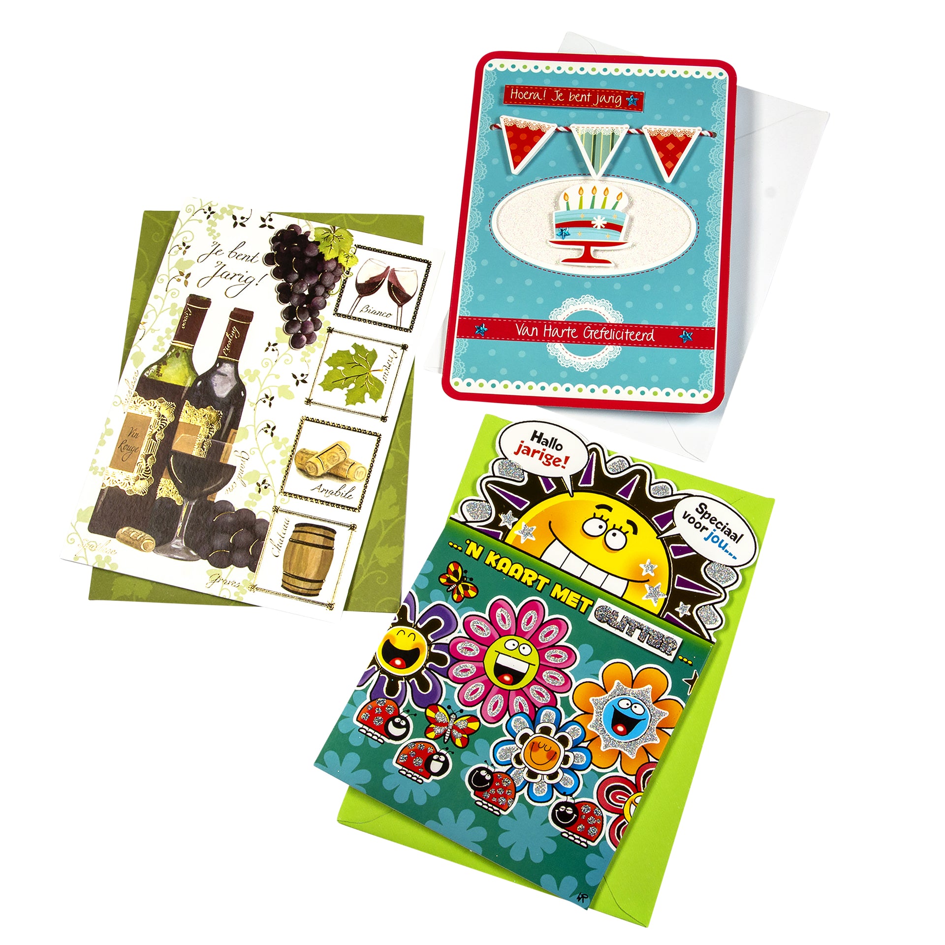 Paperclip - Set de recharge pour cartes de voeux anniversaire 12 cartes