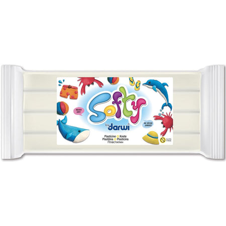 Darwi - pâte à modeler Softy blanche