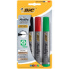 Bic - marqueur permanent 2000, boîte de 4 pièces couleurs assorties