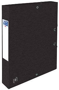 Oxford - Elastobox oxford top file+ a4 40mm zwart | 9 stuks