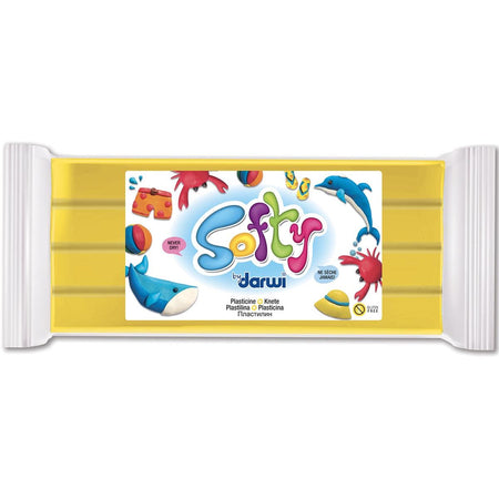 Darwi - pâte à modeler Softy jaune