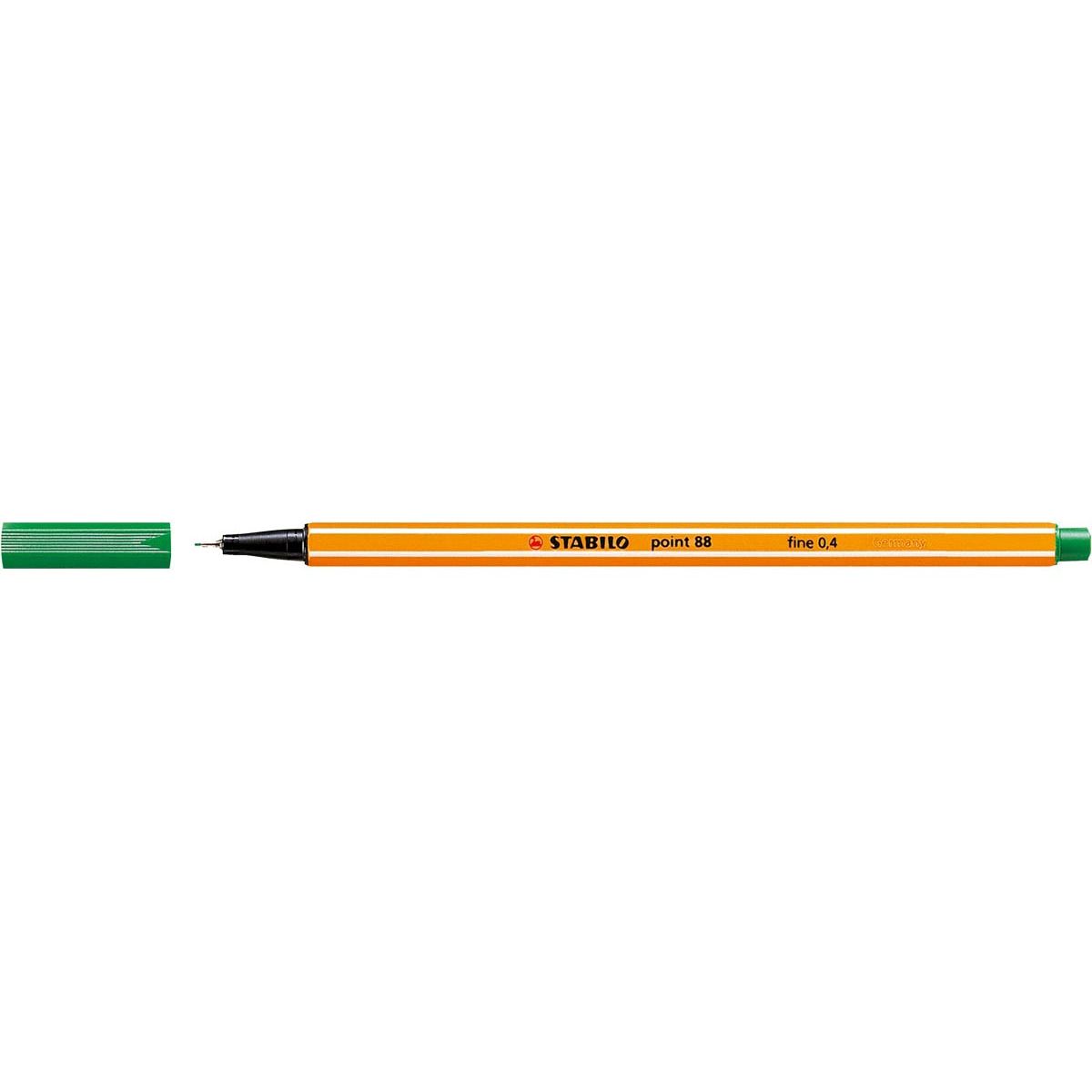 STABILO -  point 88 fineliner, donkergroen