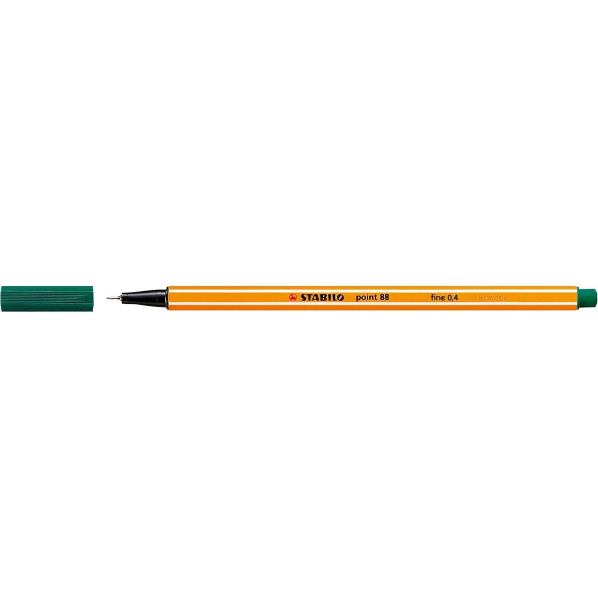 STABILO -  point 88 fineliner, dennengroen