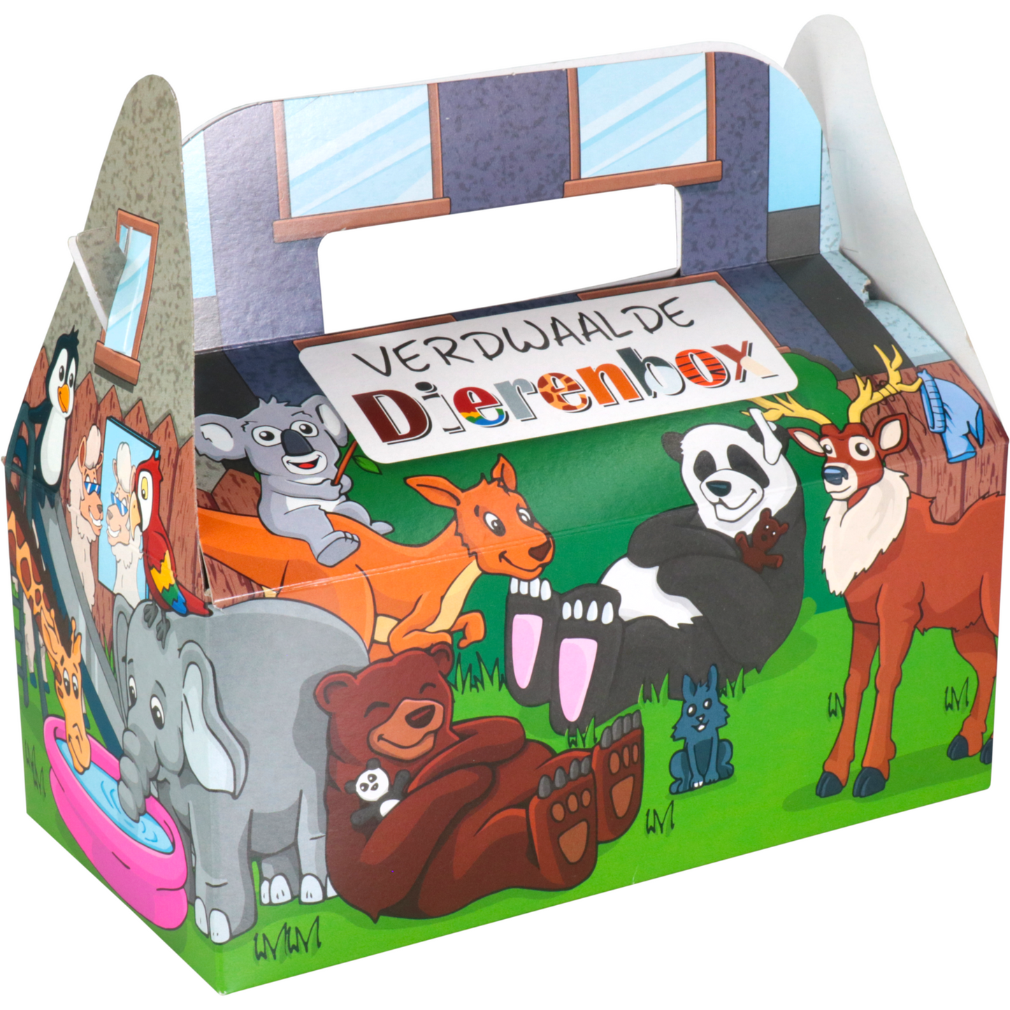 Depa -  Kidsbox | Verdwaalde dieren | 225x120x95mm | karton | 50 stuks