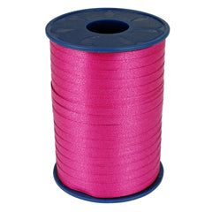 Ruban à friser 5mm x 500 mètres coloris 606 rose rose vif