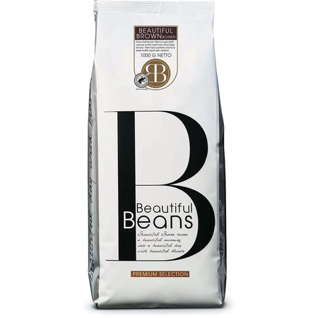 Beautiful Beans - grains de café Brown Bean, sac de 1 kg