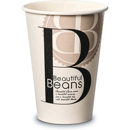 Beautiful Beans - Gobelet en carton, 180 cc, 100 pièces