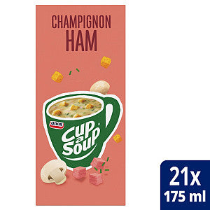 Unox-cup-a-Soup Mushroom Ham 175 ml | 4 pièces