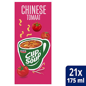 Unox - Cup-a-soup chinese tomaten 175ml | 4 stuks