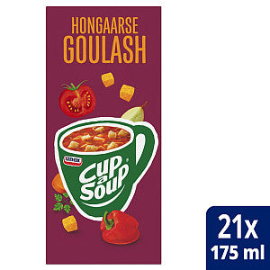 Tasse eine Suppen-Cup-a-Soup-ungarische Goulash, Packung mit 21 Taschen