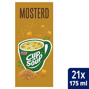 Unox - Cup-a-soup mosterd 175ml | 4 stuks