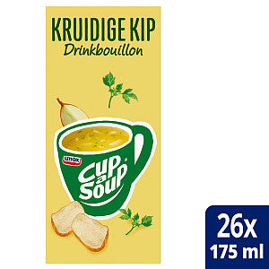 Unox-Cup-a-Soup-Brühe würziges Hühnchen, Packung mit 26 Taschen