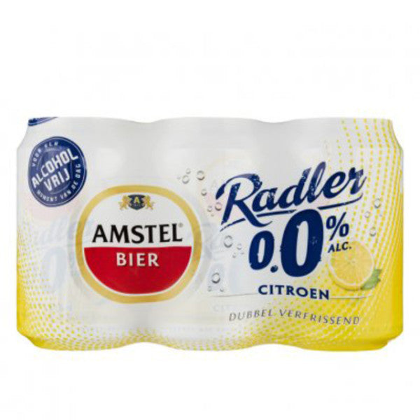 Amstel - Bier  radler 0.0 blik 330ml | 6 stuks