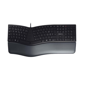 CHERRY -   KC 4500 ERGO toetsenbord Kantoor USB QWERTZ Zwitsers Zwart