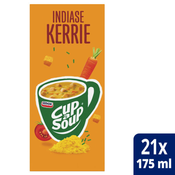 Unox - Cup-a-Soup Curry indien 21x175ml | 4 pièces