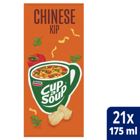 Cup-a-Soup Unox Chinese kip 21x175ml | 4 stuks