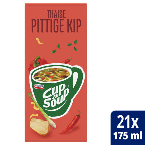 Cup-a-Soup Unox Thaise pittige kip 21x175ml | 4 stuks