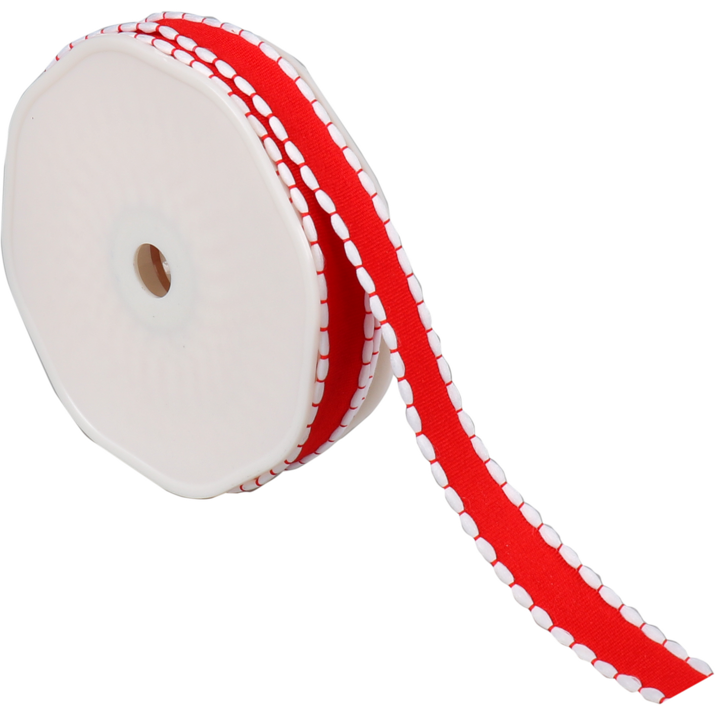 Klika - Lint | 15mm | 25m | Xmas | pP | rood/wit