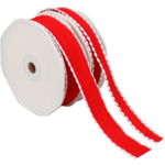 Klika - Lint | 15mm | 25m | Xmas | pP | rood/wit