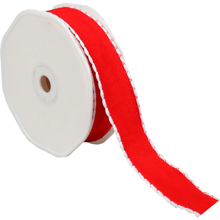 Klika - Ruban | 25mm | 15m | PP | rouge/blanc