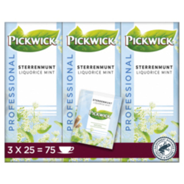 Pickwick - Teesternminze 25x2gr mit Umschlag | 3 Stück