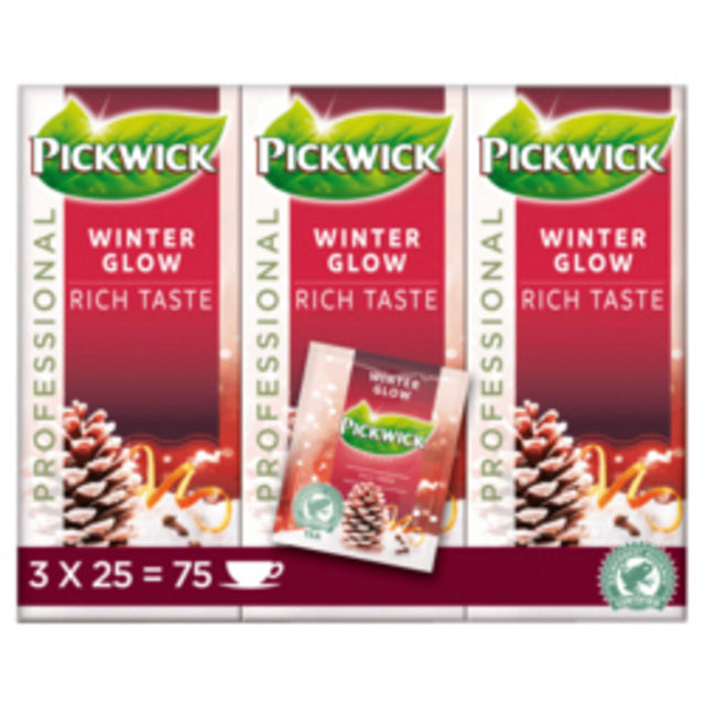 Pickwick -  Thee  winter glow 25x2 gr met envelop | 3 stuks