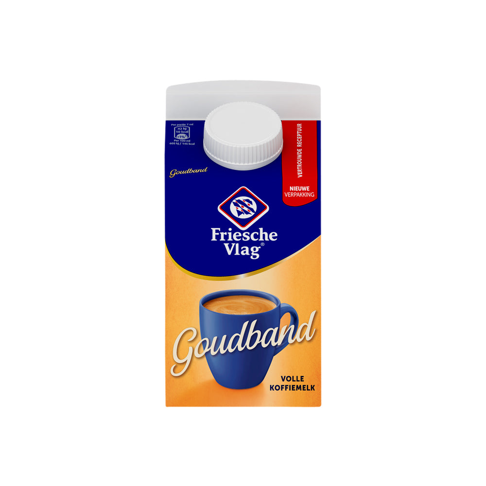 Friesche vlag -  Koffiemelk  goudband 455ml