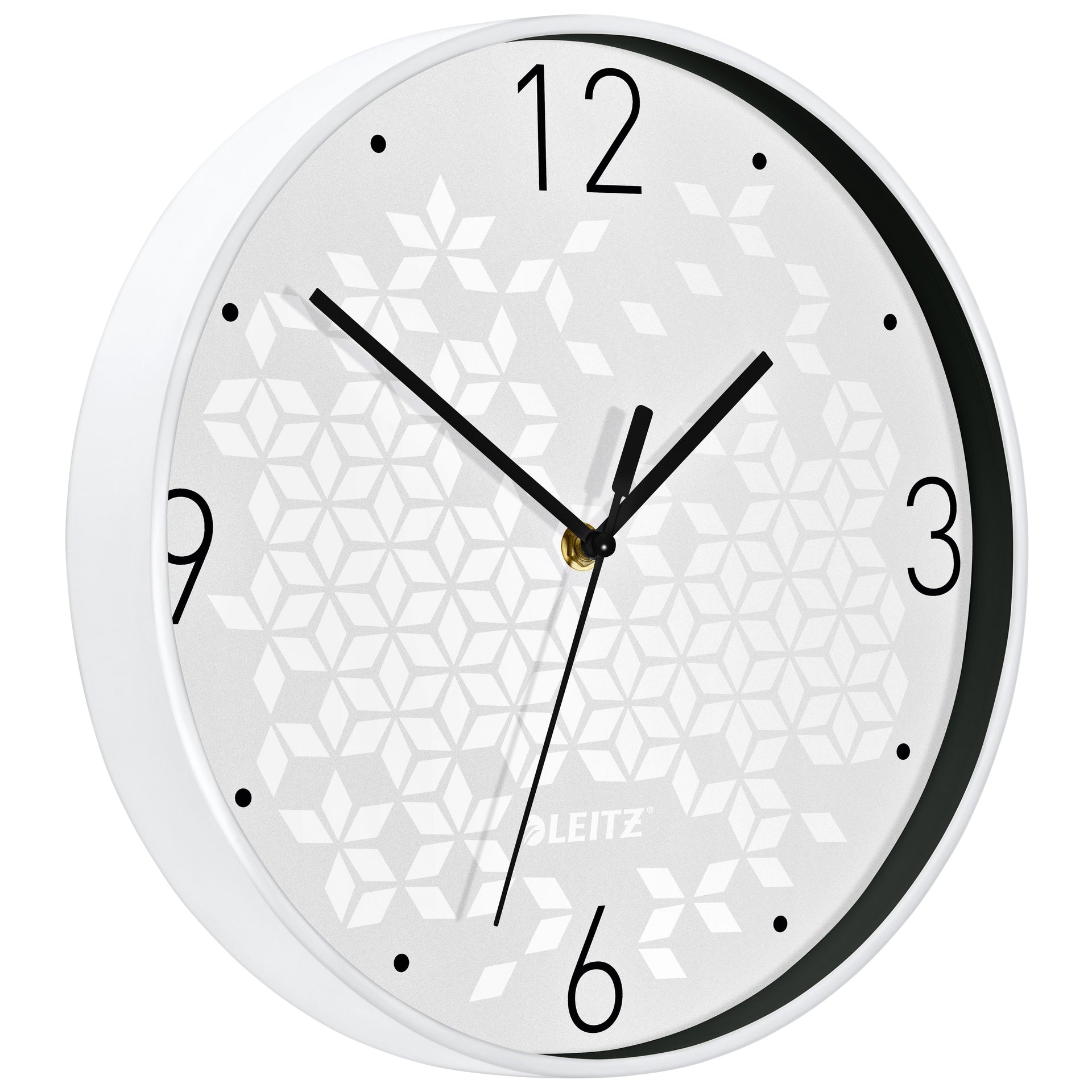 Leitz - Horloge murale WOW Ø29cm blanc