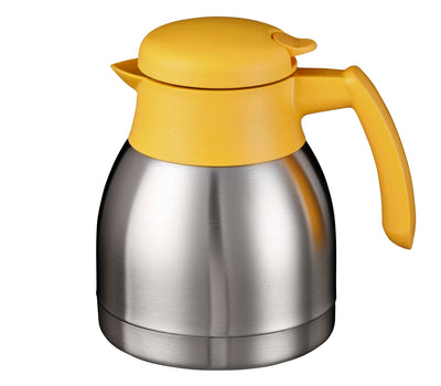 Bravilor - Thermos double paroi 1 litre inox jaune