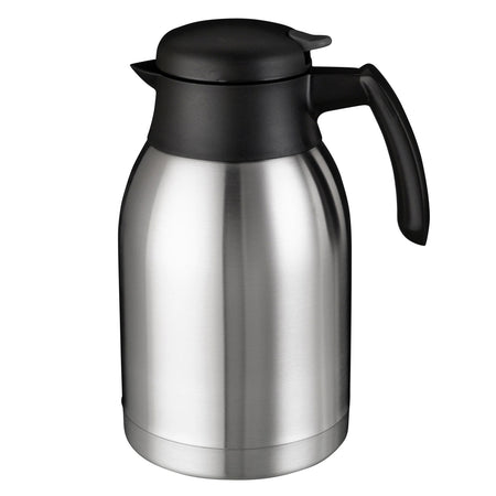 Bravilor -  Thermoskan  dubbelwandig 2 liter rvs zwart
